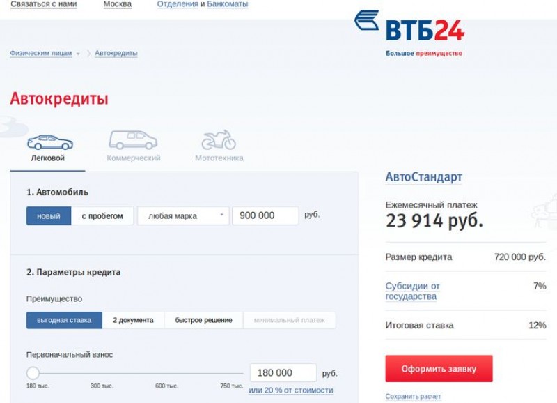 подача заявки